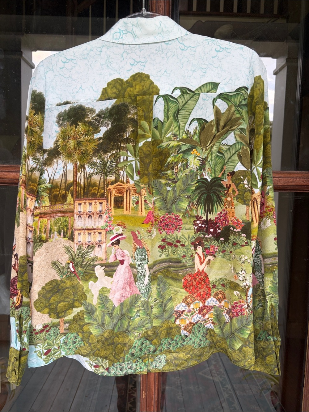 *RARE* Alice + Olivia Willa Couture Palace Silk Blouse. Size M - Picture 2 of 5